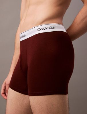 rusted root 3 pack boxer briefs - modern cotton for men calvin klein