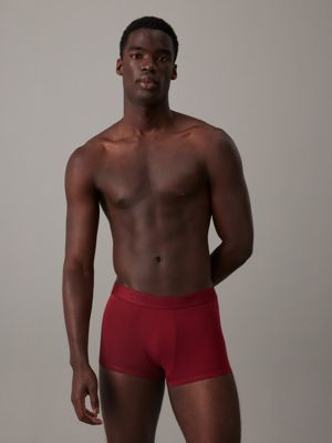 red low rise trunks - ck black for men calvin klein