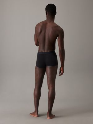 boxer aderenti a vita bassa - ck black black da uomini calvin klein