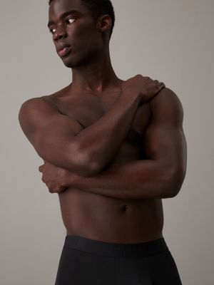 boxer aderenti a vita bassa - ck black black da uomini calvin klein