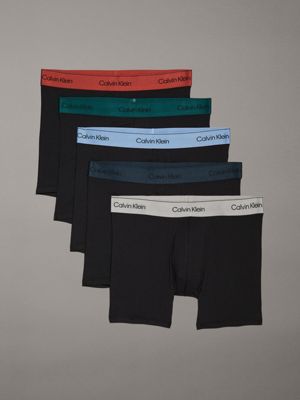 gry h 5 pack boxer briefs - modern cotton for men calvin klein