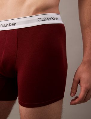 blk 5 pack boxer briefs - modern cotton for men calvin klein