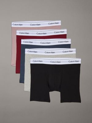  syrah 5 pack boxer briefs - modern cotton for men calvin klein