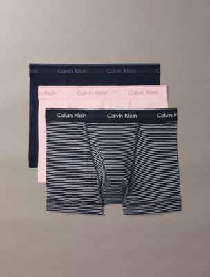 multi 3 pack trunks - cotton classics for men calvin klein