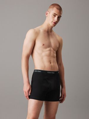 black 3 pack boxer briefs - cotton classics for men calvin klein