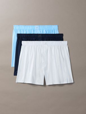 multi 3 pack boxers - cotton classics for men calvin klein