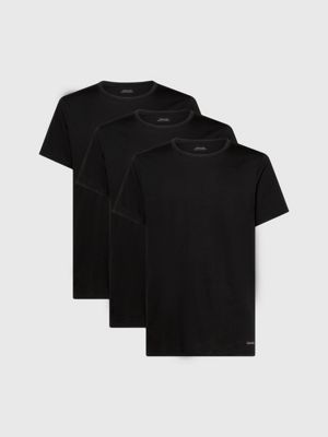T-shirts Homem Soft Basic Preto (Pack de 3) - Opção Única