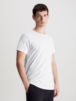 Calvin klein white crew neck t shirt best sale