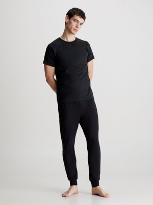 t-shirt in confezione da 3 - cotton classics black/white/grey heather da uomini calvin klein