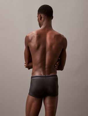 black low rise trunks - tonal logo for men calvin klein