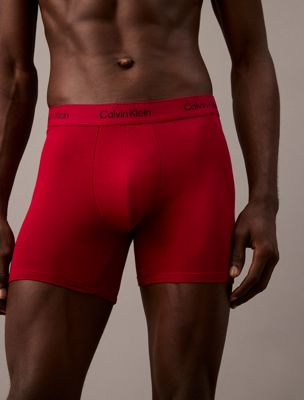 b- sil 3 pack boxer briefs - modern cotton for men calvin klein