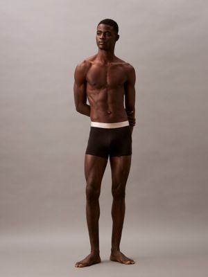 black w/ cocoon wb trunks - modern cotton for men calvin klein