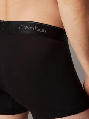 black w/ black wb trunks - modern cotton for men calvin klein