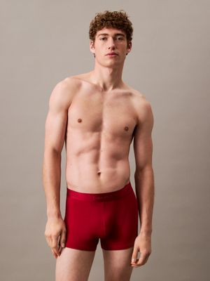 red trunks - modern cotton for men calvin klein