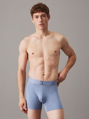 blue boxer briefs - ck established for men calvin klein