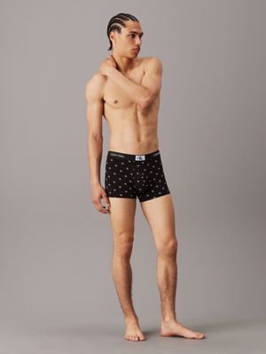 diamond logo_black trunks - ck established for men calvin klein