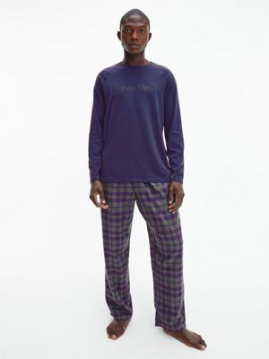 Descubrir 65+ imagen calvin klein mens pyjamas set