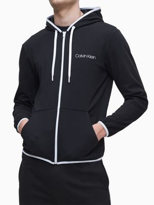 calvin klein zip through hoodie