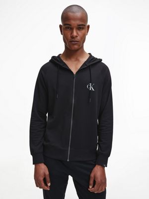 calvin klein zip through hoodie