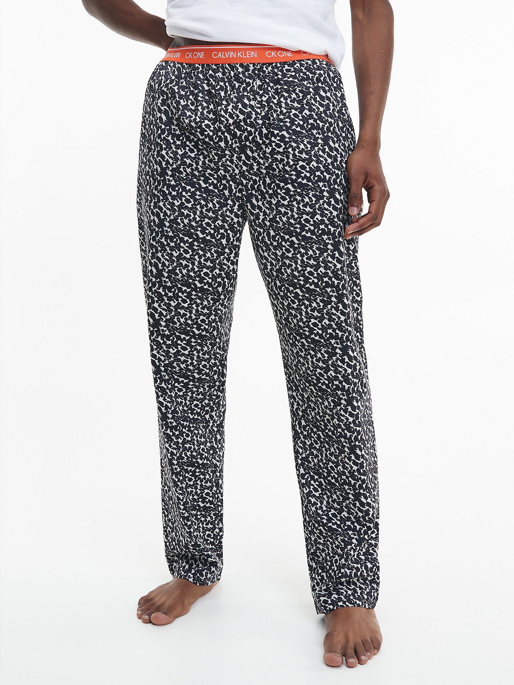 Distorted Animal Print_oatmeal Hthr Pyjama Pants - CK One undefined men Calvin Klein