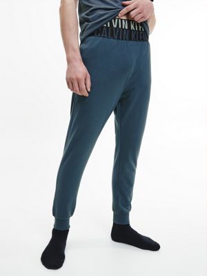 Abbigliamento Comodo Per Dormire Lounge Wear Uomo Pantaloni Pigiama In Cotone Inverno Caldo Jogger Da Uomo Pigiameria Lounge Wear Leggero Nightwear Pantaloni Morbidi, Blu, M - Foto 11