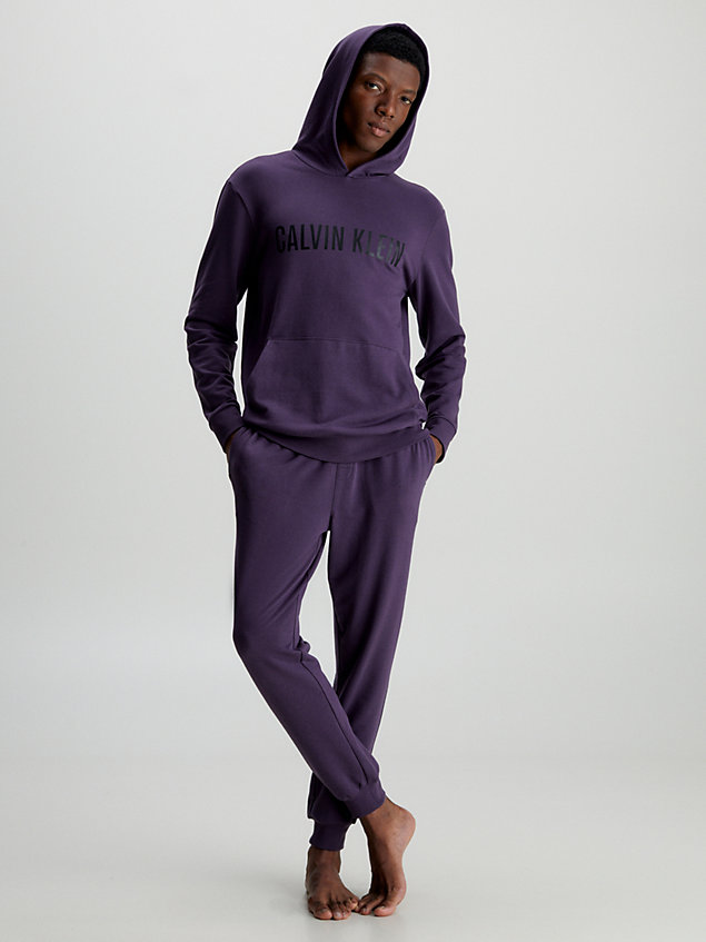 purple lounge joggers - intense power for men calvin klein