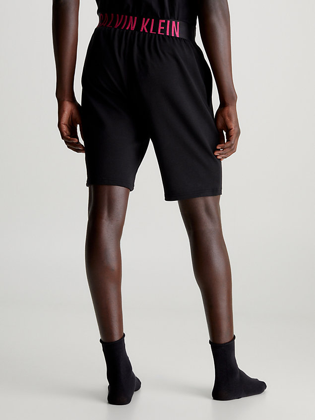black lounge shorts - intense power for men calvin klein