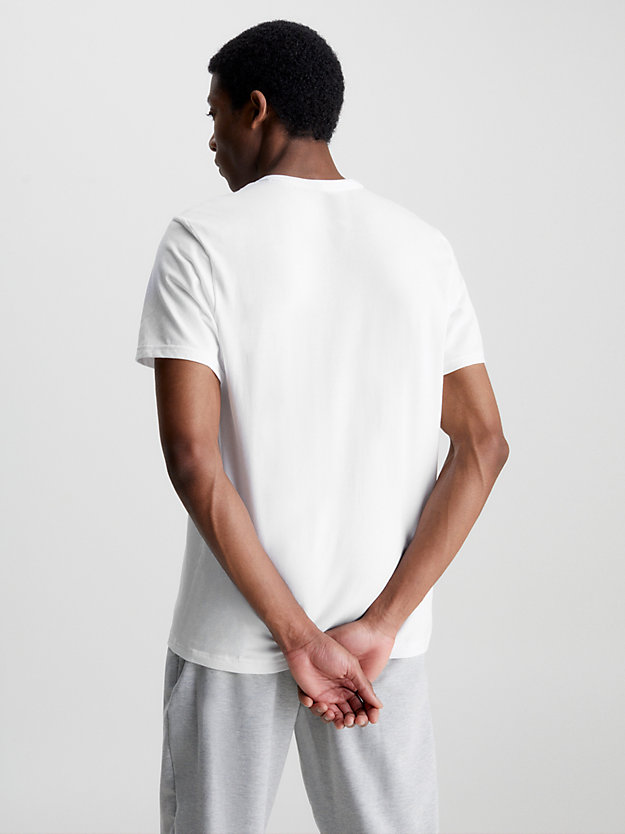 WHITE Lounge T-shirt - Modern Structure for men CALVIN KLEIN