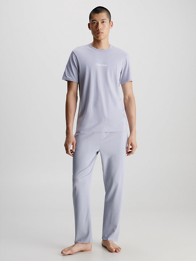 grey lounge t-shirt - modern structure for men calvin klein