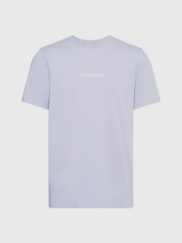 grey lounge t-shirt - modern structure voor heren - calvin klein