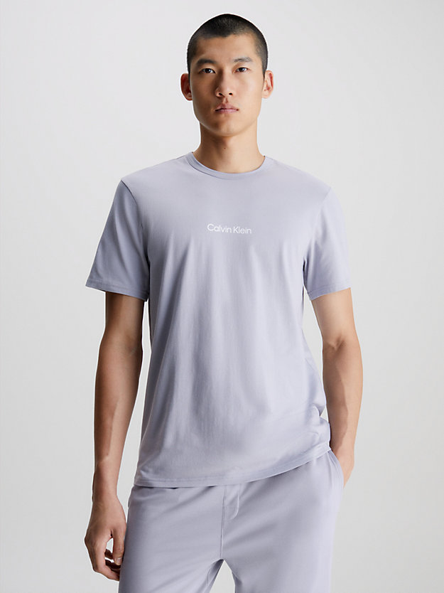 dapple grey lounge-t-shirt - modern structure für herren - calvin klein