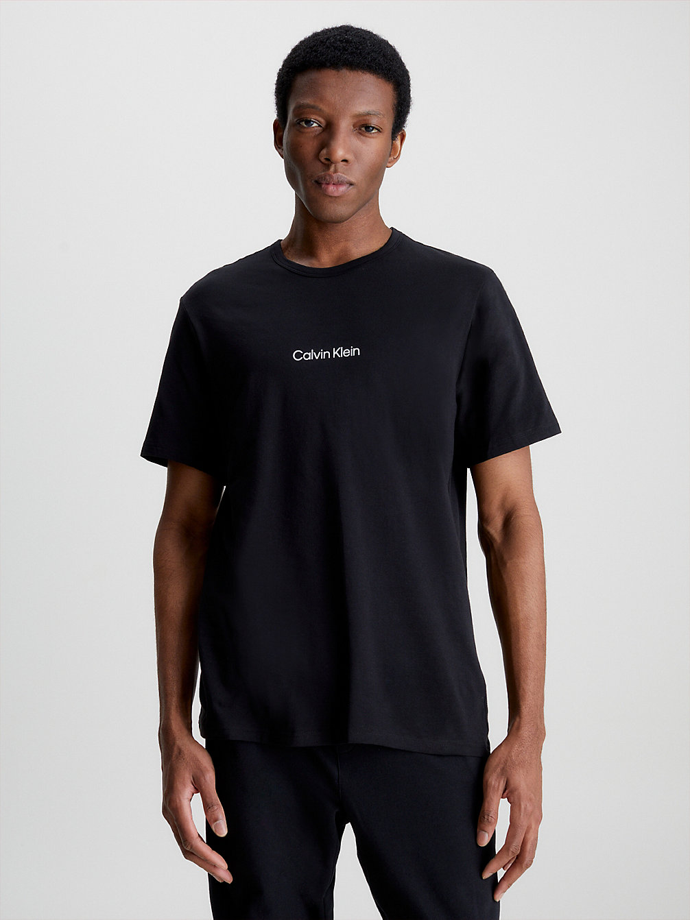 BLACK T-Shirt Lounge - Modern Structure undefined uomo Calvin Klein