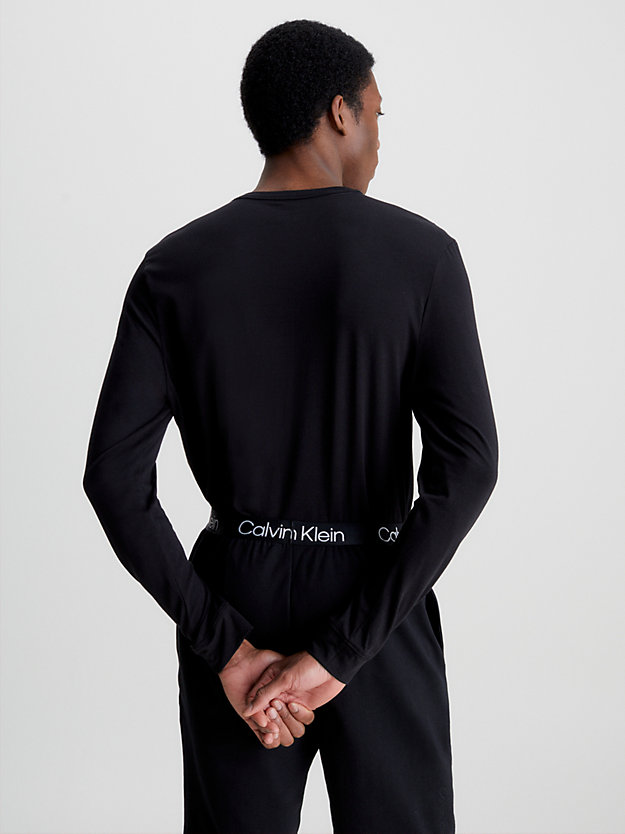 BLACK Lounge Long-Sleeve T-shirt - Modern Structure for men CALVIN KLEIN