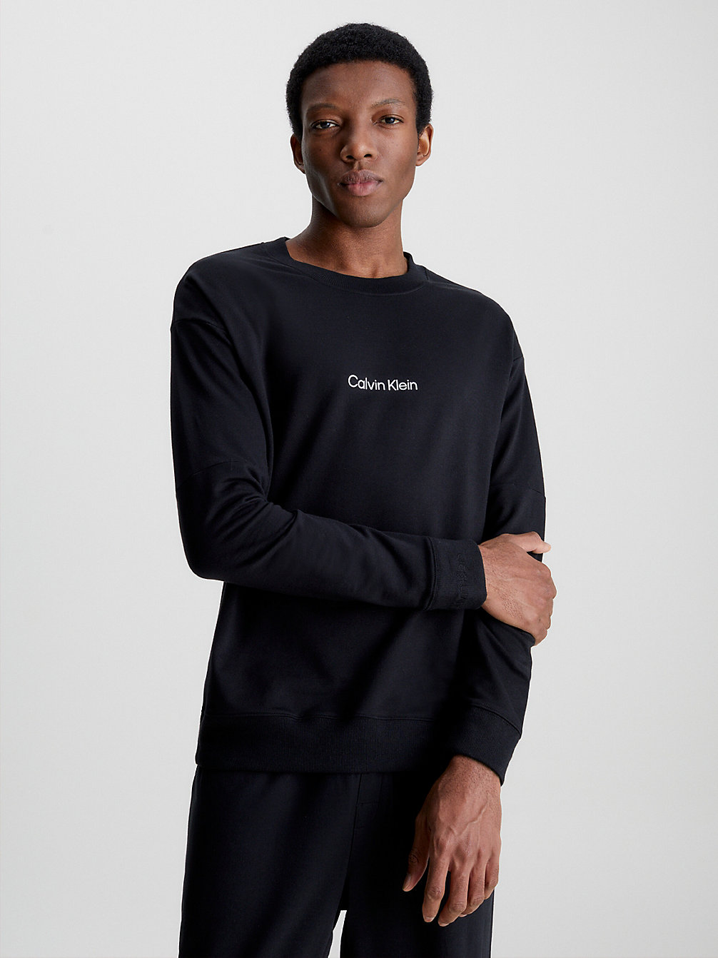 BLACK > Loungesweatshirt - Modern Structure > undefined heren - Calvin Klein