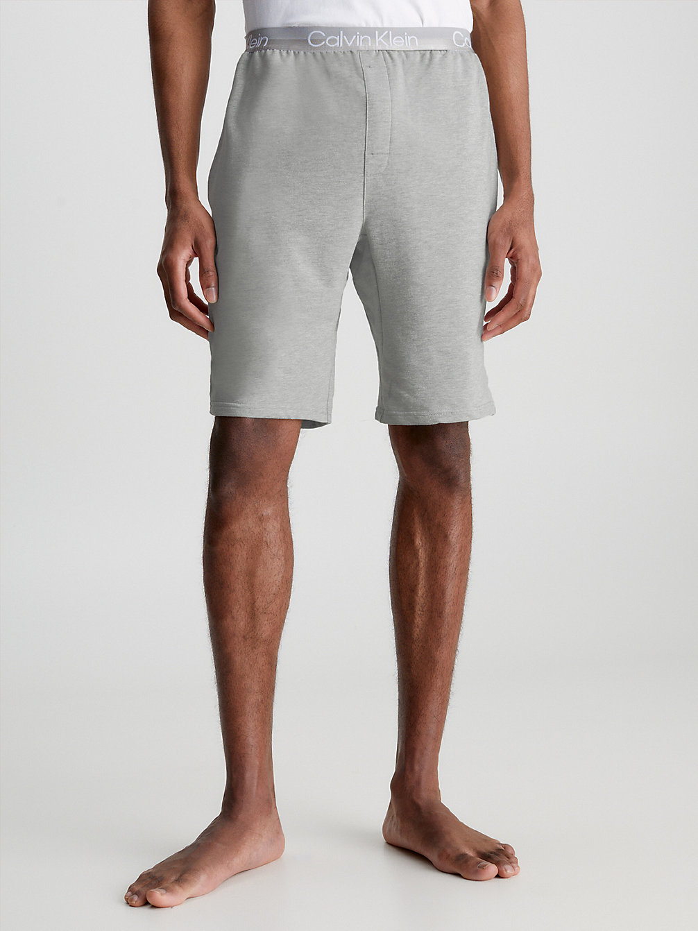 GREY HEATHER Lounge Shorts - Modern Structure undefined men Calvin Klein