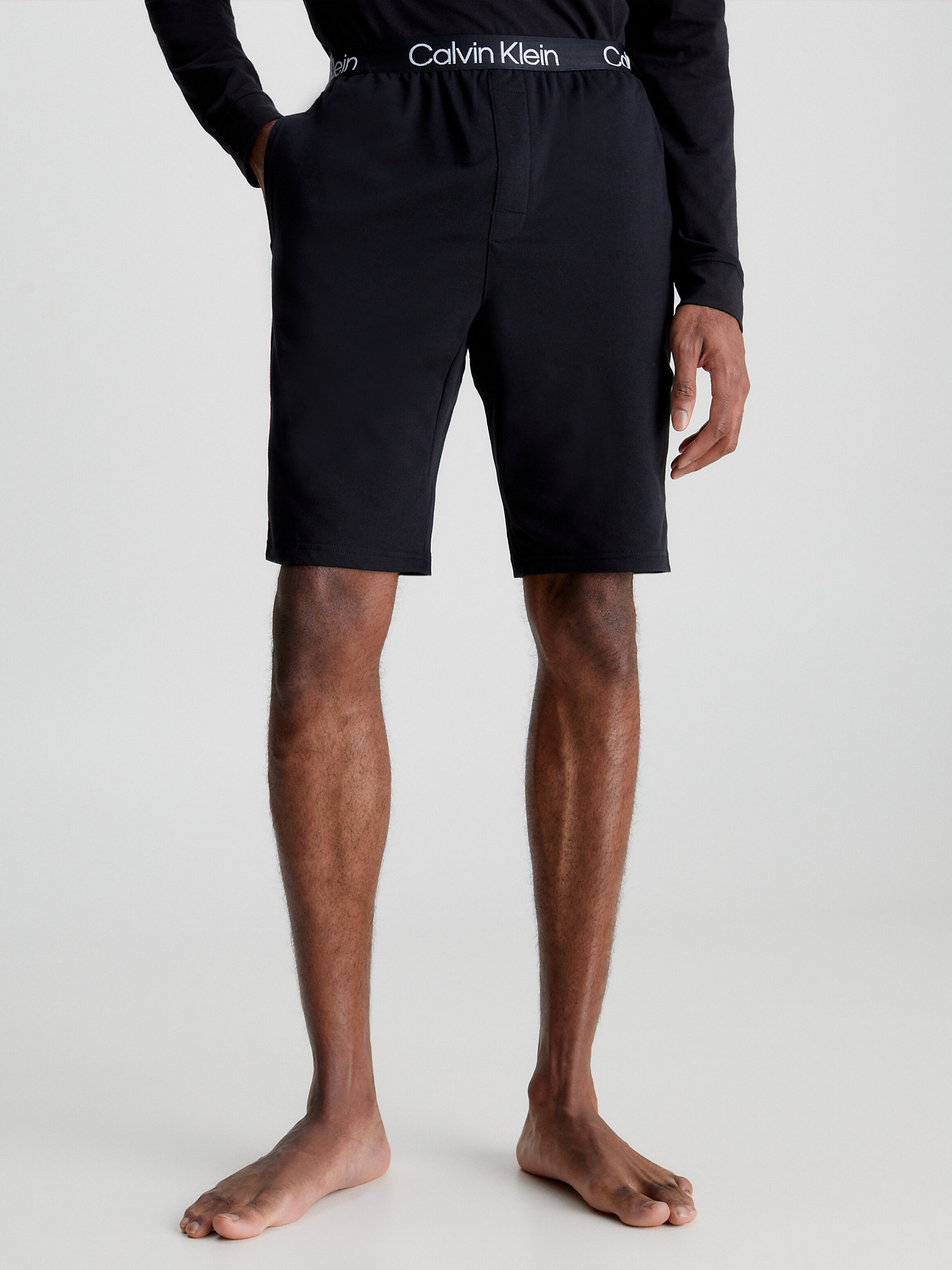 Black Lounge Shorts - Modern Structure undefined men Calvin Klein