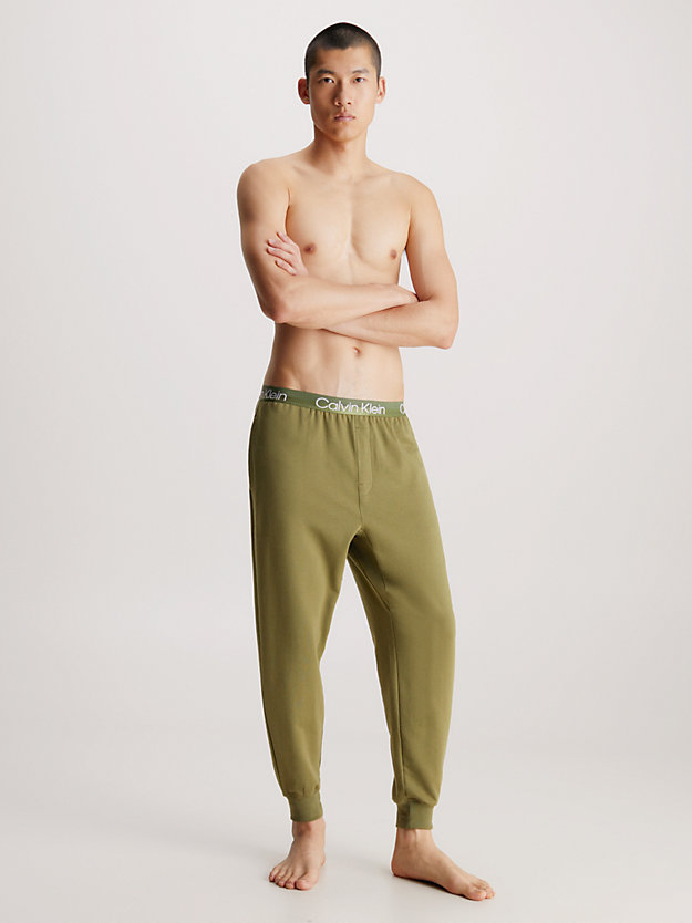 olive branch lounge joggers - modern structure for men calvin klein
