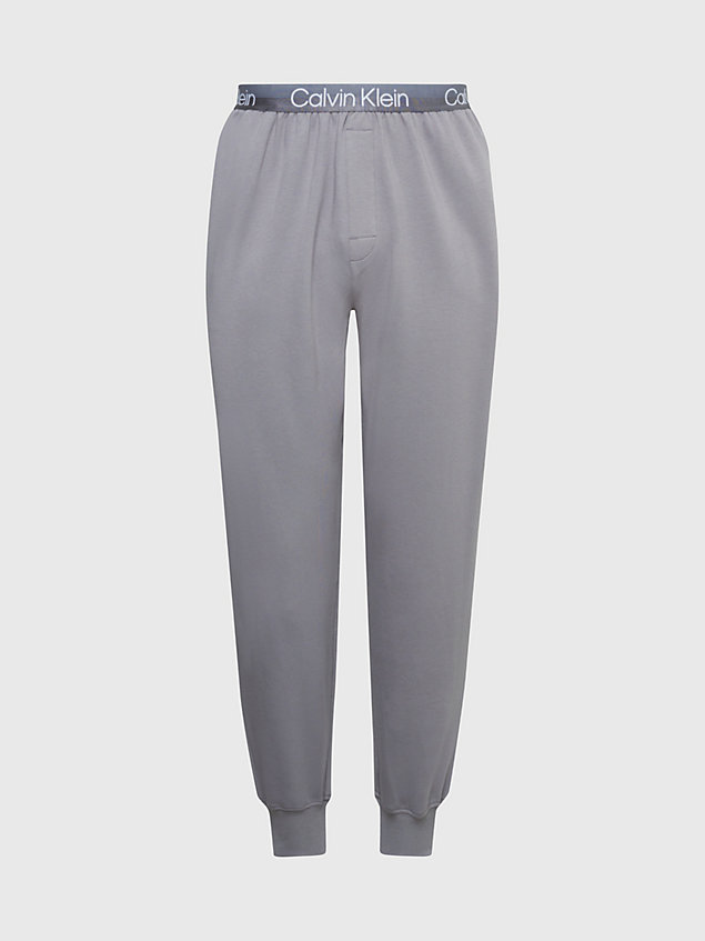 grey lounge joggers - modern structure for men calvin klein