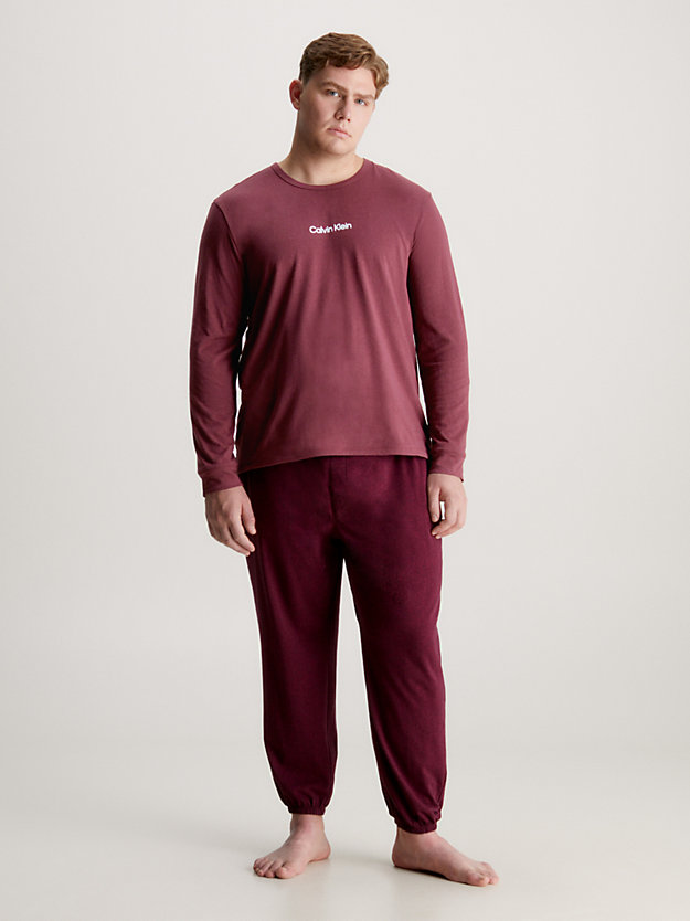 tawny port top pants pyjamas set - modern structure for men calvin klein