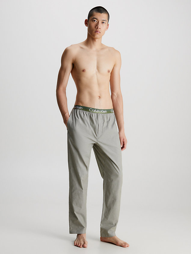 green pyjama pants - modern structure for men calvin klein