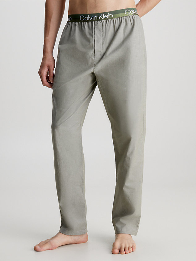 green pyjama pants - modern structure for men calvin klein