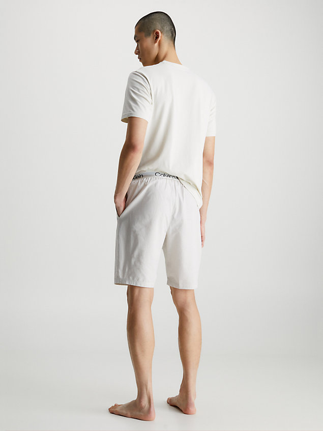 shorts-pyjama-set-modern-structure-000nm2183ec6z shorts pyjama set - modern structure for men calvin klein
