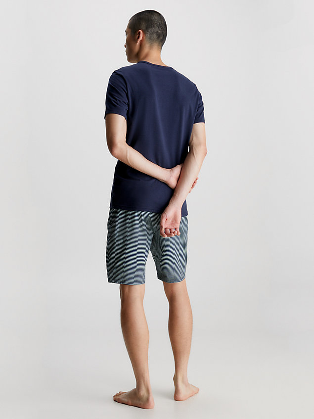 shorts-pyjama-set-modern-structure-000nm2183ec71 shorts pyjama set - modern structure for men calvin klein