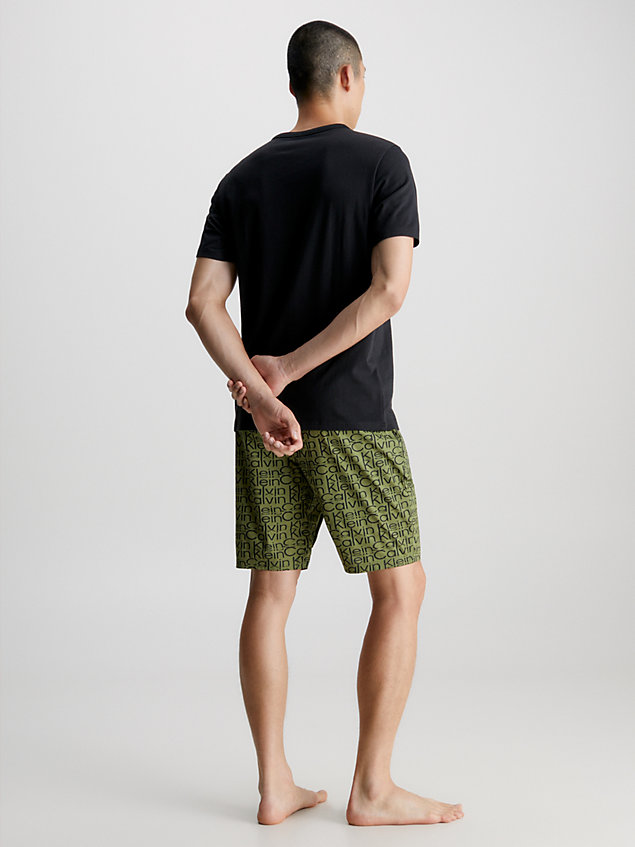 shorts-pyjama-set-modern-structure-000nm2183egvm shorts-pyjama-set - modern structure für herren - calvin klein