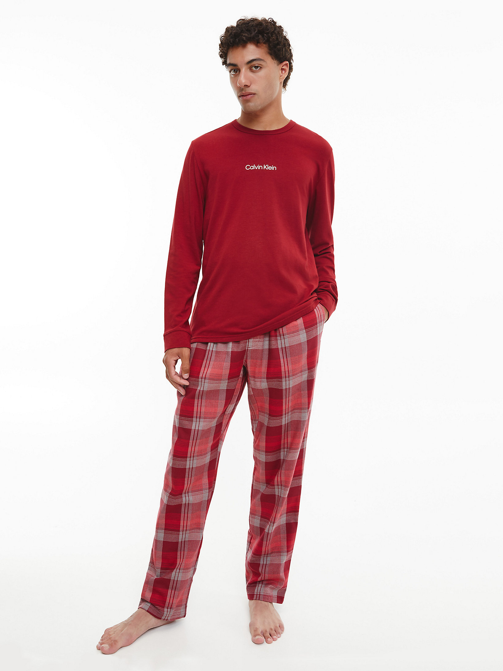 Modern Structure Calvin Klein Uomo Abbigliamento Abbigliamento per la notte Pigiami Pigiama con pantalone 