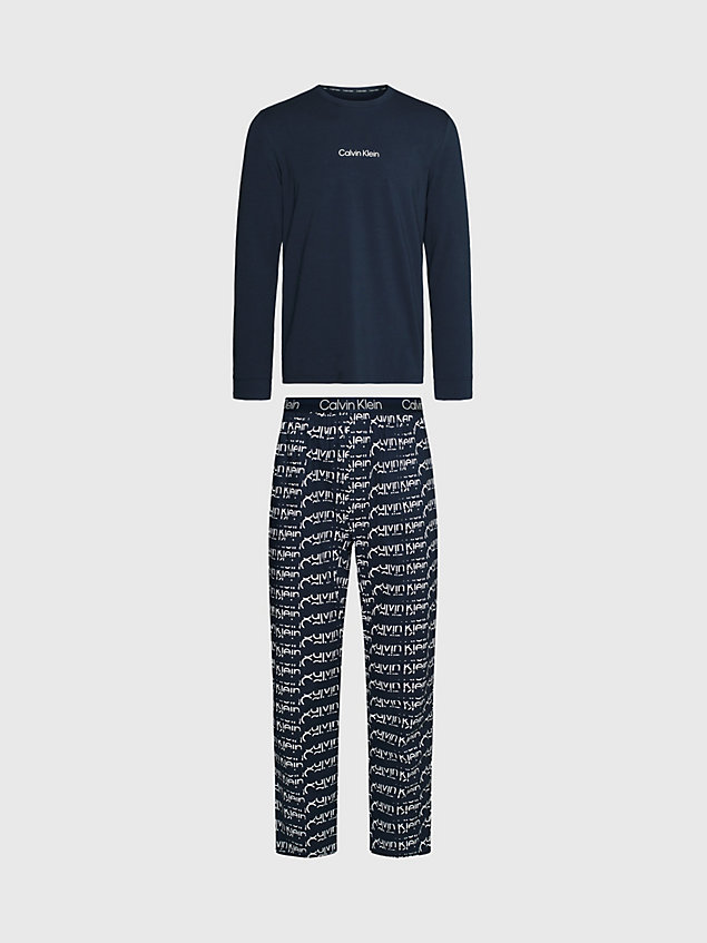 pants-pyjama-set-modern-structure-000nm2184egvb pants pyjama set - modern structure for men calvin klein