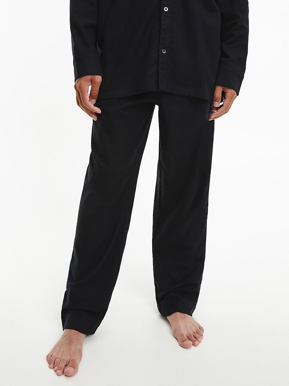 BLACK Pyjama-Hose Aus Flanell undefined Herren Calvin Klein