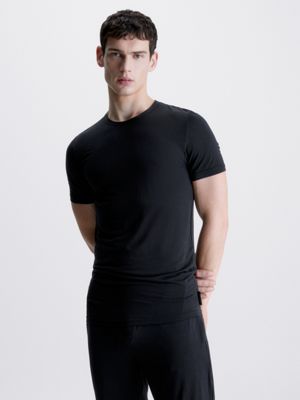 Calvin Klein Underwear CREW NECK FUTURE SHIFT - Pyjama top - black