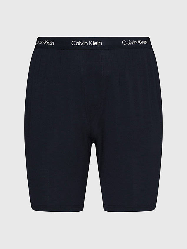 black pyjama shorts - ultra soft for men calvin klein