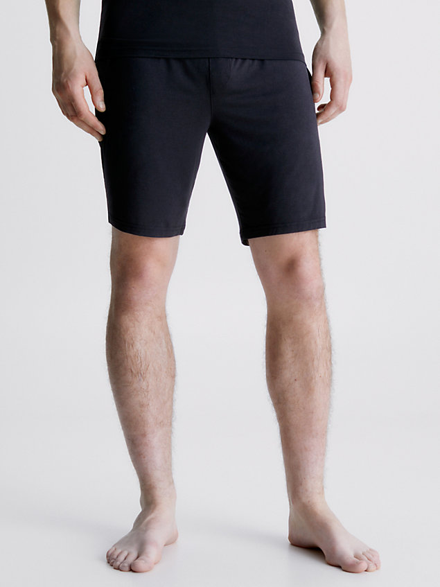 black pyjama shorts - ultra soft for men calvin klein